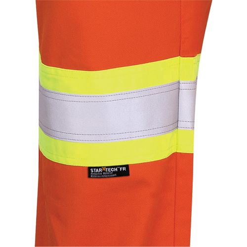 7763 FR-Tech&reg; 88/12 Arc Rated High-Visibility Safety Pants, 34, x 34, High Visibility Orange, 9.7 cal/cm² R.M.G. Prévention