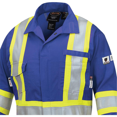 7704W FR-Tech&reg; Women's FR/Arc-Rated Coveralls, Size X-Small, Royal Blue, 10 cal/cm² R.M.G. Prévention
