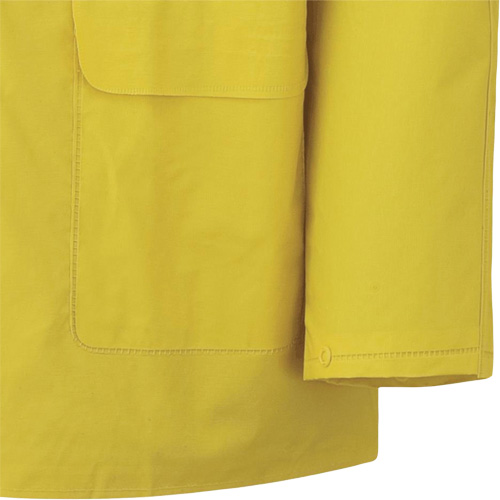 577J Rain Jacket, Polyester/PVC, Small, Yellow R.M.G. Prévention