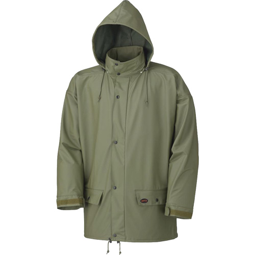 D7000 Veste imperm&eacute;able extensible, Polyur&eacute;thane, T-petit, Vert R.M.G. Prévention