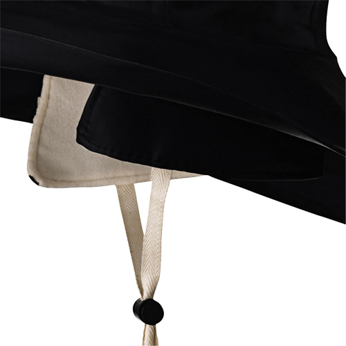 D5050 Chapeau Sou'wester traditionnel noir Dry King, Petit, Noir, Caoutchouc R.M.G. Prévention