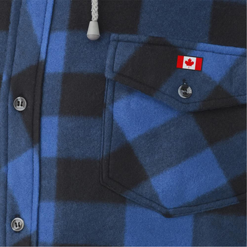 415SS Quilted Hooded Shirt, Men's, Small, Multi-Colour R.M.G. Prévention