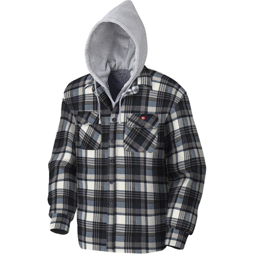 415BG Quilted Hooded Shirt, Men's, X-Small, Multi-Colour R.M.G. Prévention
