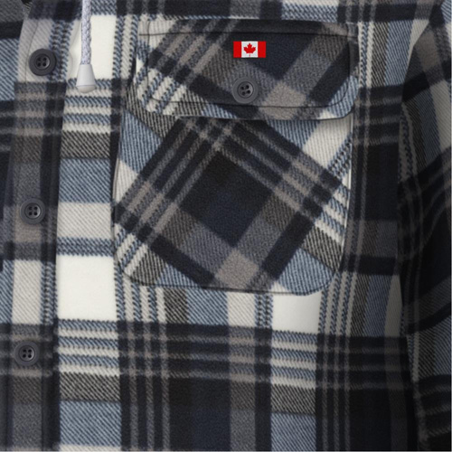 415BG Quilted Hooded Shirt, Men's, X-Small, Multi-Colour R.M.G. Prévention