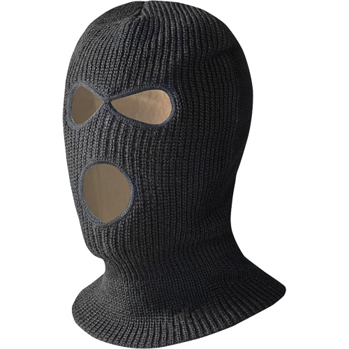5560A Cagoule doubl&eacute;e &agrave; trois trous, Noir R.M.G. Prévention