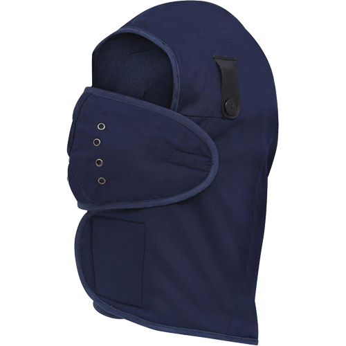 565N Long-Necked Hardhat Liner, Fleece Lining, One Size, Navy Blue R.M.G. Prévention