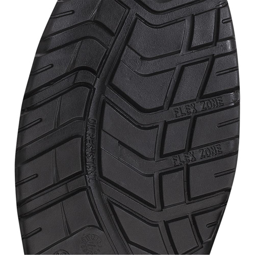 1028 Brown 8" Work Boots, Leather, Steel Toe, Size 10 R.M.G. Prévention