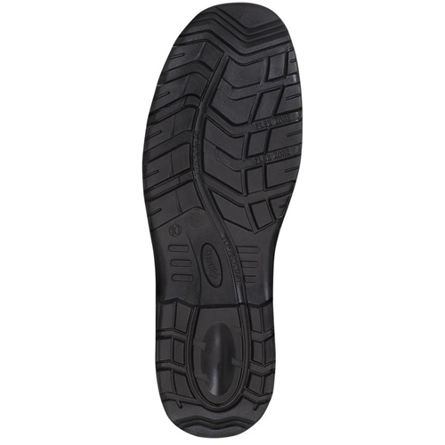 1027 Black 8" Work Boots, Leather, Steel Toe, Size 14 R.M.G. Prévention