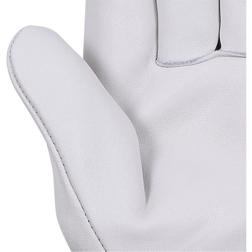 535G Beige Driver's Gloves, Small, Grain Cowhide Palm R.M.G. Prévention