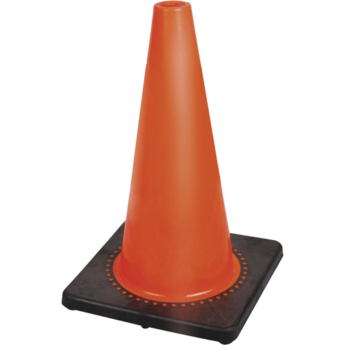 181P Premium Flexible Safety Cone, 18", Orange R.M.G. Prévention