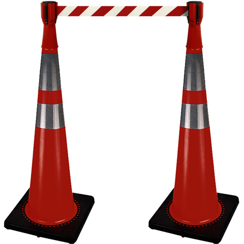 2308 Traffic Cone Topper with 10' Barricade Tape R.M.G. Prévention
