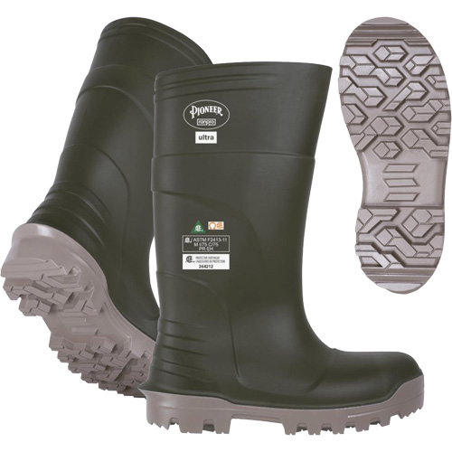 B105FUL.GR Bottes Pioneer Ultra, Polyur&eacute;thane, Embout Acier/Composite, Pointure 6, Semelle R&eacute;sistant aux perforations R.M.G. Prévention
