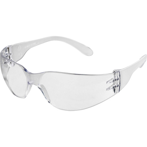 X300 Safety Glasses, Clear Lens, Anti-Scratch, ANSI Z87+/Meets/Exceeds CSA Z94.3 R.M.G. Prévention