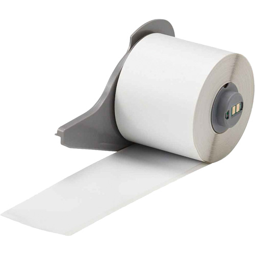 Ruban adh&eacute;sif permanent toutes saisons pour &eacute;tiquettes, Vinyle, Blanc, Largeur de 2" R.M.G. Prévention