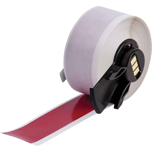 Multi-Purpose Label Tape, Vinyl, Red, 1" Width R.M.G. Prévention