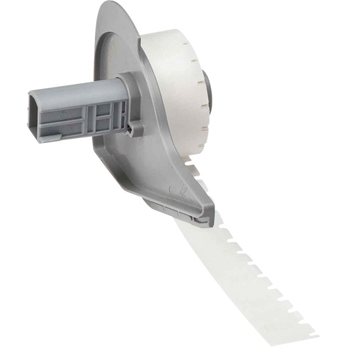 Harsh Environment Multi-Purpose Labels, Polyester, 0.35" L x 0.2" H, Black on Clear R.M.G. Prévention