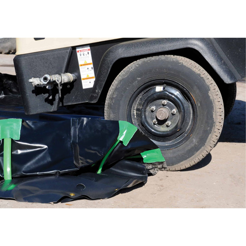 Berme Ultra-Containment Berm, Capacit&eacute; 269 gal. US, 6' la x 6' lo x 12" h, Paroi &agrave; piquets R.M.G. Prévention