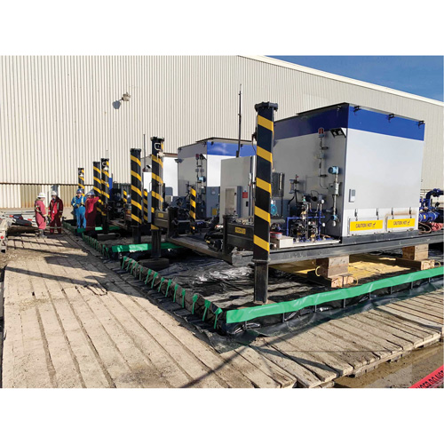 Berme Ultimate Copolymer 2000 Ultra-Containment Berm, Capacit&eacute; 7405 gal. US, 15' la x 66' lo x 12" h, Support &agrave; charni&egrave;re R.M.G. Prévention