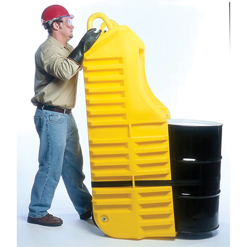 Drum Dolly, 26.5" L x 26.5" W x 5" H, 800 US gal. Spill Cap. R.M.G. Prévention