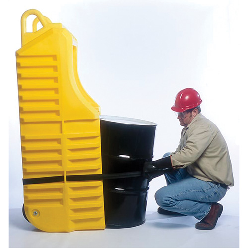 Drum Dolly, 26.5" L x 26.5" W x 5" H, 800 US gal. Spill Cap. R.M.G. Prévention