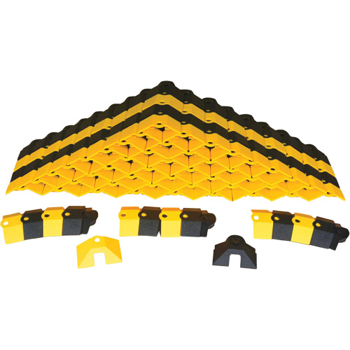 Bulk Box Ultra-Sidewinder Cable Protection System – 24 pieds, 288" x 9,8" x 1,4", 2000 lb (1 tonne) R.M.G. Prévention