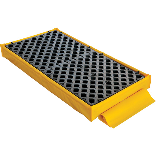 Ultra-Spill Deck flexible, &agrave; vessie, 2 barils, Capacit&eacute; de d&eacute;versement 88 gal. US, 48" x 27" x 5" R.M.G. Prévention
