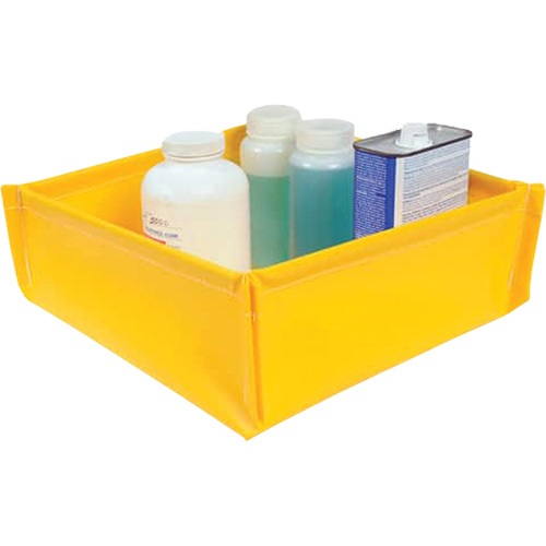 Flexible Ultra-Utility Tray, 12" lo x 12" la x 4,8" h, Cap. de d&eacute;versement 1,5 gal. US R.M.G. Prévention