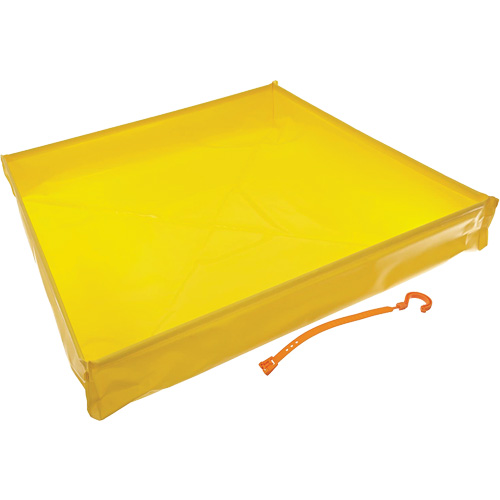 Flexible Ultra-Utility Tray, 30" lo x 30" la x 4,8" h, Cap. de d&eacute;versement 9,5 gal. US R.M.G. Prévention