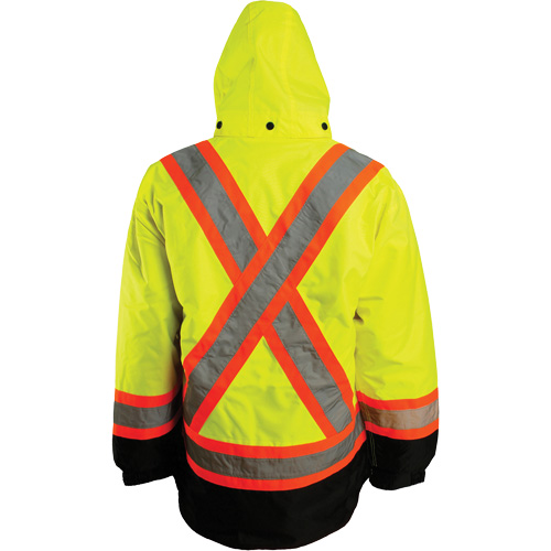 7-in-1 Jacket, Polyester, High Visibility Orange, Small R.M.G. Prévention