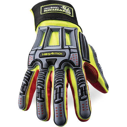 Gants r&eacute;sistants aux coupures Rig Lizard 2028X, 6/T-petit, Paume en Synth&eacute;tique/PEHP, Poignet &eacute;lastique/Boucle et crochet R.M.G. Prévention