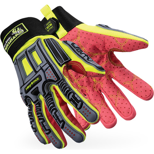 Gants r&eacute;sistants aux coupures Rig Lizard 2028X, 6/T-petit, Paume en Synth&eacute;tique/PEHP, Poignet &eacute;lastique/Boucle et crochet R.M.G. Prévention