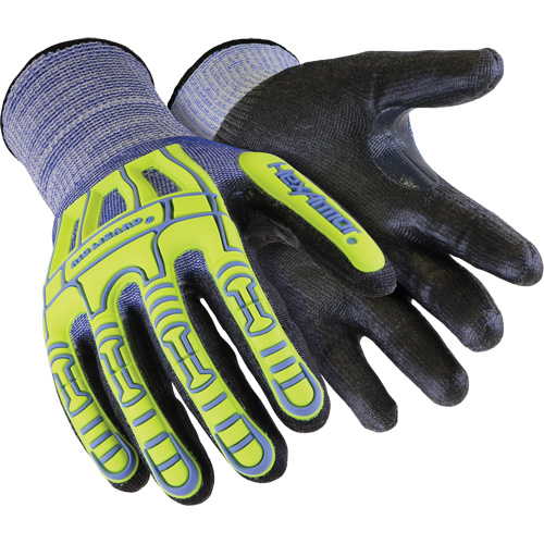 Gants r&eacute;sistants aux chocs Rig Lizard Thin Lizzie 2095, 2T-petit/5, Paume en PEHP, Poignet &eacute;lastique/Poignet en tricot R.M.G. Prévention