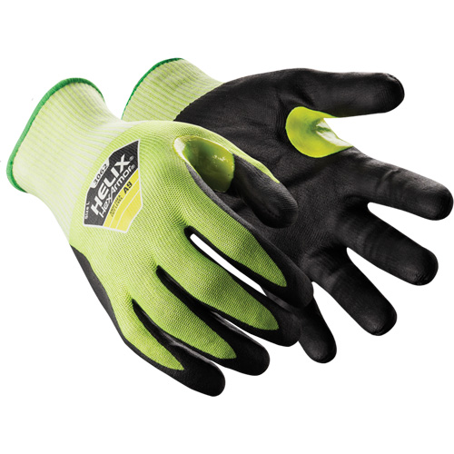 Gants r&eacute;sistants aux coupures Helix 3062, Taille 6/T-petit, Calibre 18, Rev&ecirc;tement Mousse de nitrile, Enveloppe en PEHP, ASTM ANSI niveau A9 R.M.G. Prévention