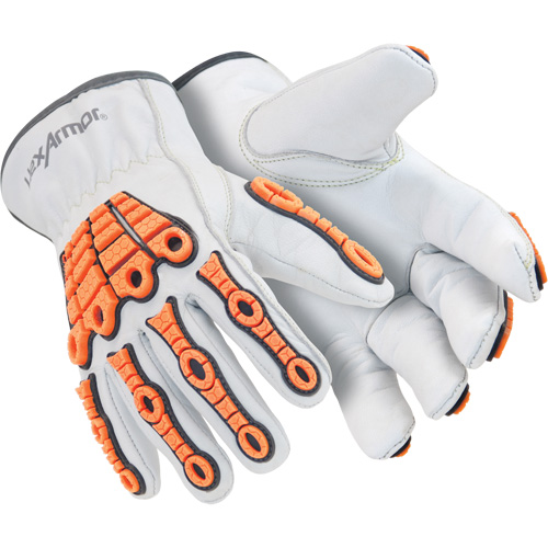 Gants r&eacute;sistants aux chocs Chrome SLT 4060, 6/T-petit, Paume en Ch&egrave;vre, Poignet &agrave; enfiler R.M.G. Prévention