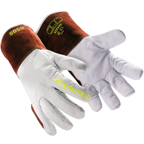 Gants de soudage HeatArmor 5058, Cuir fleur de ch&egrave;vre, Taille Petit/7 R.M.G. Prévention