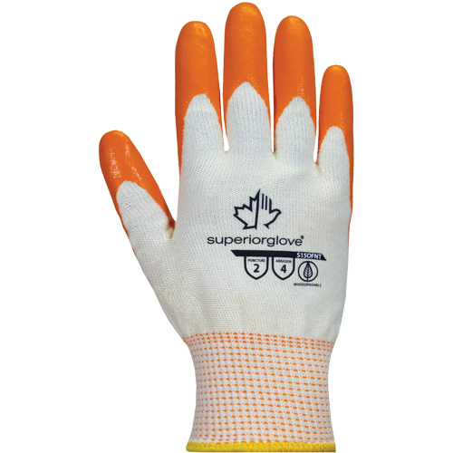 Dexterity&reg; Gloves, 6/X-Small, Foam Nitrile Coating, 15 Gauge, Cotton Shell R.M.G. Prévention