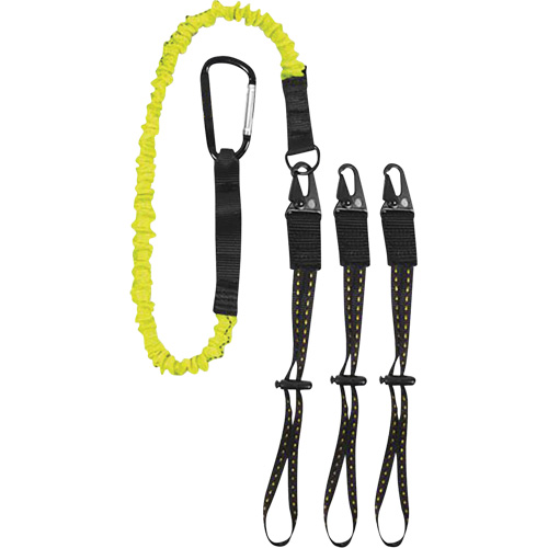 Longe d'outil GearLink avec embouts interchangeables, Tendeur, Mousqueton/boucle R.M.G. Prévention