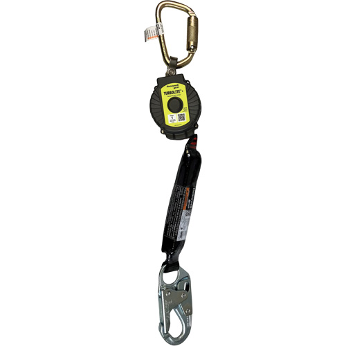 Miller TurboLite+ Personal Fall Limiter, 6', Web, Stationary R.M.G. Prévention