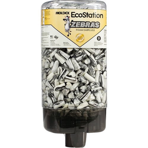 EcoStation&reg; Earplug Dispenser with Zebras Earplugs R.M.G. Prévention