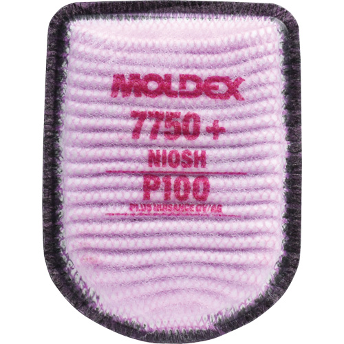 Filtre pour respirateur semi-rectangulaire avec IonicAir Filtration Technology, Filtre contre les particules avec suppresion de vapeurs nuisibles, Vapeurs organiques/Gaz acides/P100+ R.M.G. Prévention