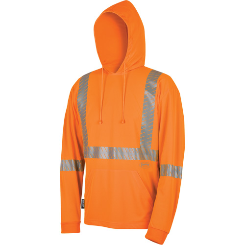 6964 Bird's-Eye Safety Hoodie, Small, High Visibility Orange R.M.G. Prévention