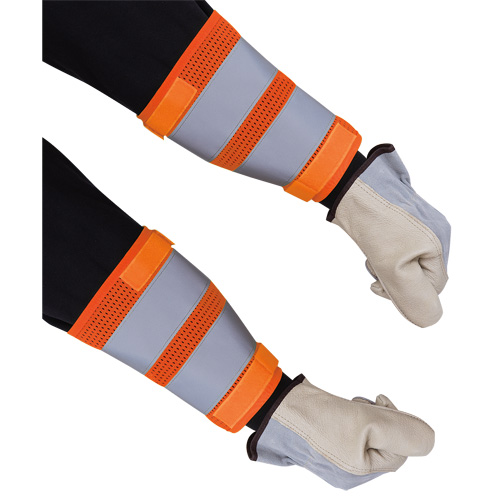 166A High-Visibility Orange 8" Traffic Cuffs R.M.G. Prévention