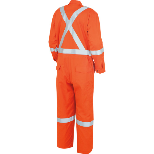 7708A "The Rock" FR-Tech&reg; High Visibility FR/Arc Rated Coveralls, Size 36, High Visibility Orange, 10 cal/cm² R.M.G. Prévention