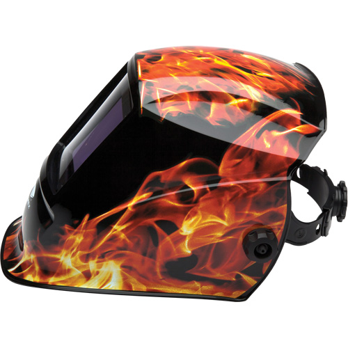 Casque de soudeur autonoircissant Leadhead, 3,8" lo x 3,4" la Champ de vision, Teinte 9 - 13 R.M.G. Prévention