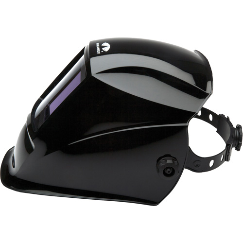 Casque de soudeur autonoircissant Leadhead, 3,8" lo x 3,4" la Champ de vision, Teinte 9 - 13, Noir R.M.G. Prévention