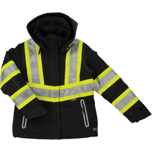Womens Insulated Flex Safety Jacket, Polyester, Black, Small R.M.G. Prévention