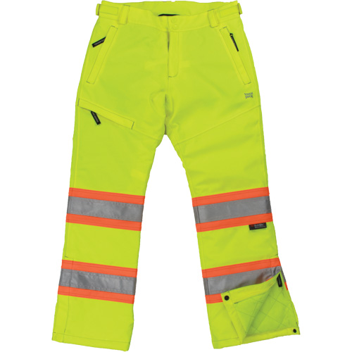 Womens Insulated Flex Safety Pant, Polyester, Small, High Visibility Lime-Yellow R.M.G. Prévention