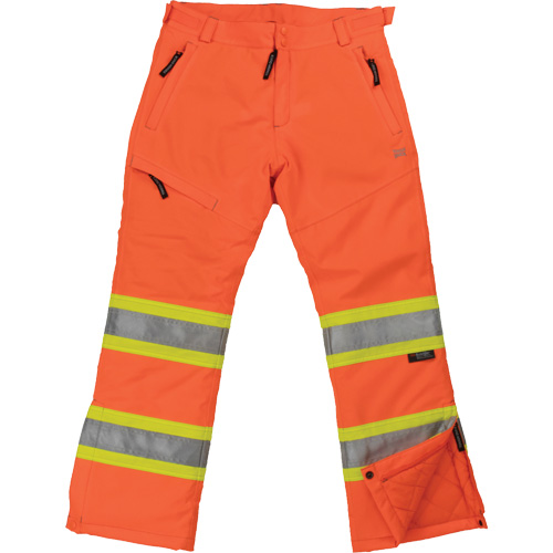 Womens Insulated Flex Safety Pant, Polyester, X-Small, High Visibility Orange R.M.G. Prévention