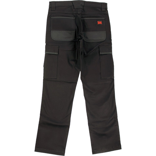 WP100 Work Pants, Cotton/Spandex, Black, Size 0, 30 Inseam R.M.G. Prévention
