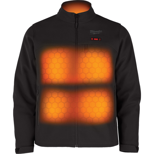 Manteau chauffante M12 ToughShell avec pile, Hommes, Petit, Noir R.M.G. Prévention